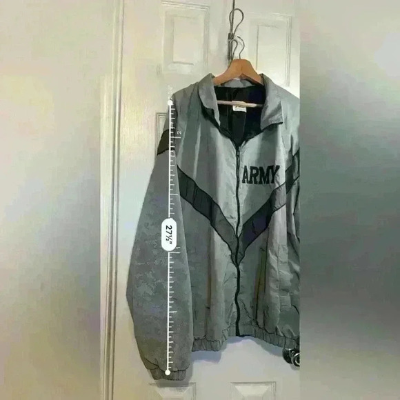 US Army JWOD Skilcraft Jacket Windbreaker Size Unknown - Measures Size Large /XL - Picture 6 of 11